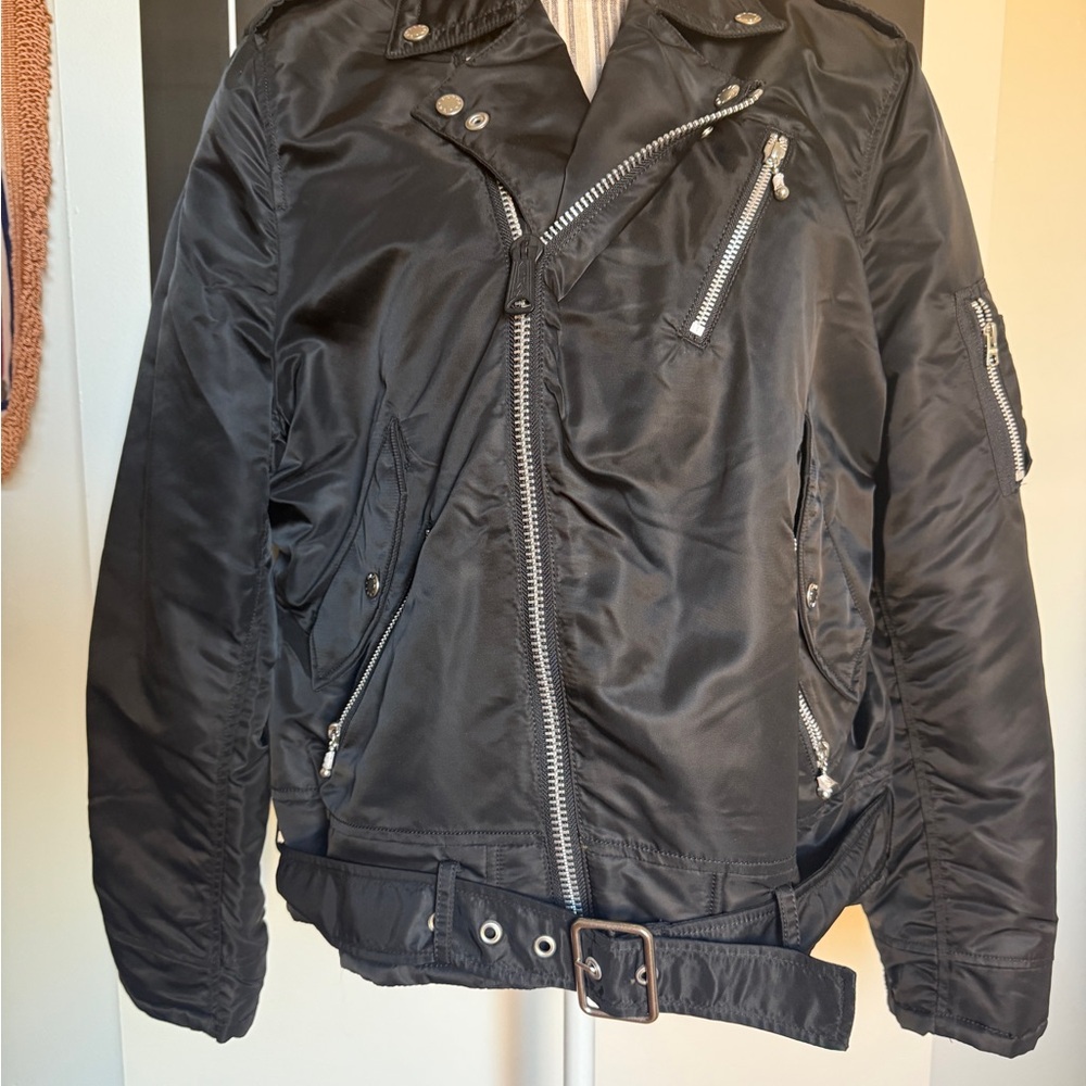 Alpha Industries Black Biker Jacket
